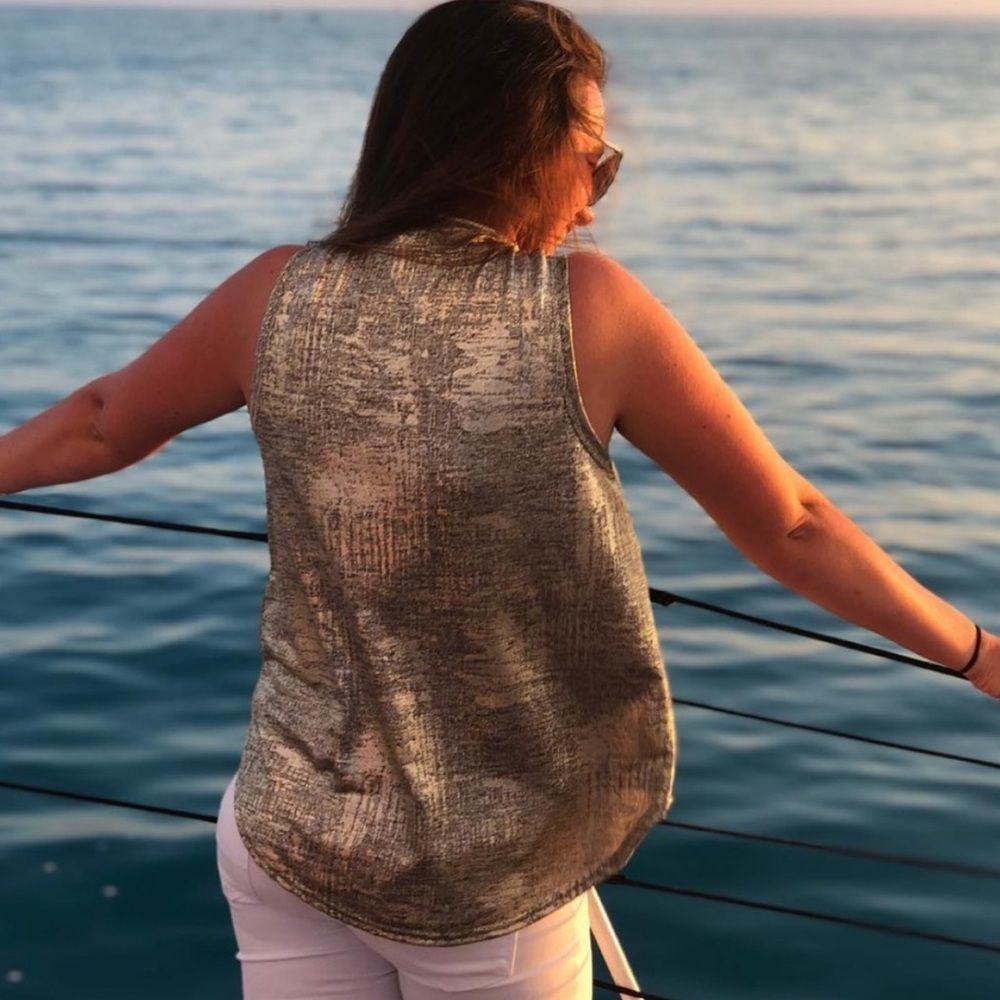 Anthropologie Tan Tank Top